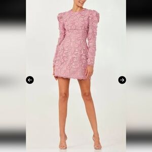 helsi tessa long-sleeve appliqué a-line maxi dress TESSA SUNSET YELLOW / L main image 0